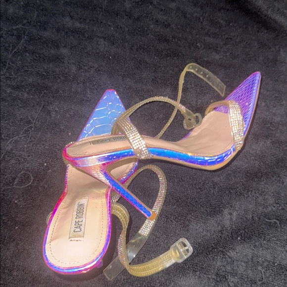 Cape Robbin iridescent Strappy Heels - Picture 1 of 2